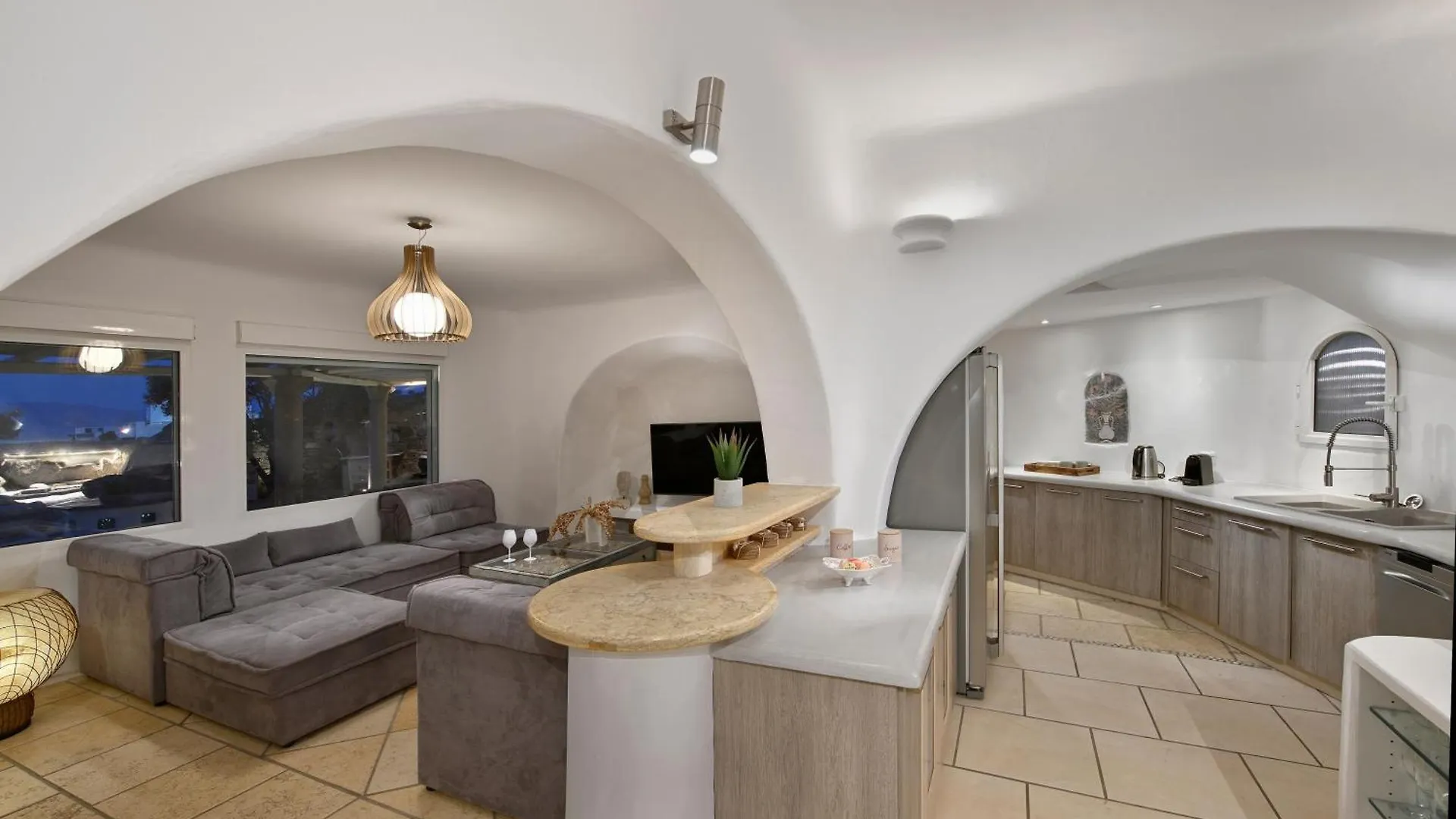 Luxury Villa - Platis Gialos - Pool Парадайз-Бич