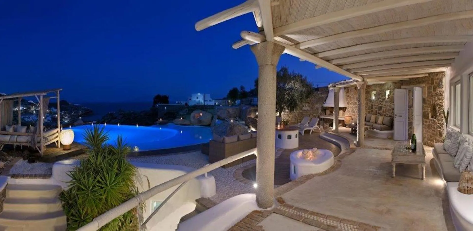 Luxury Villa - Platis Gialos - Pool Парадайз-Бич