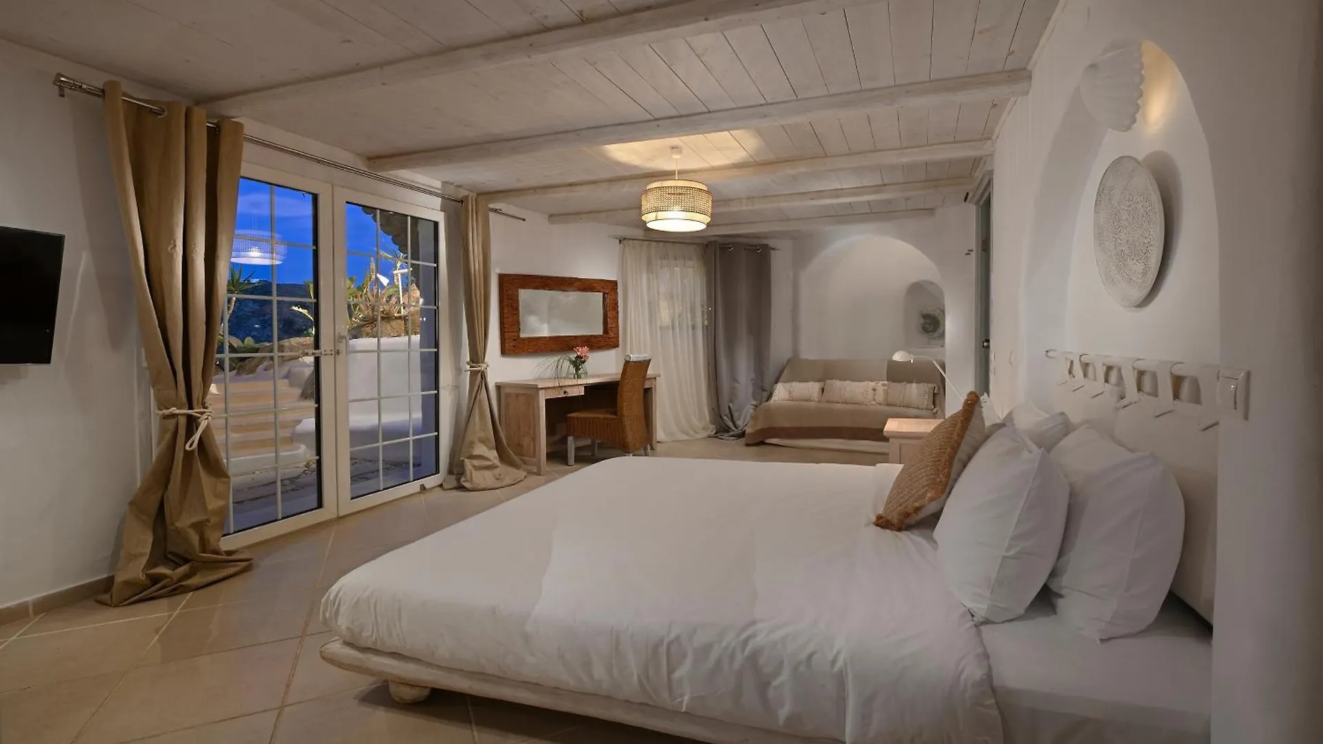 Luxury Villa - Platis Gialos - Pool Парадайз-Бич Греция