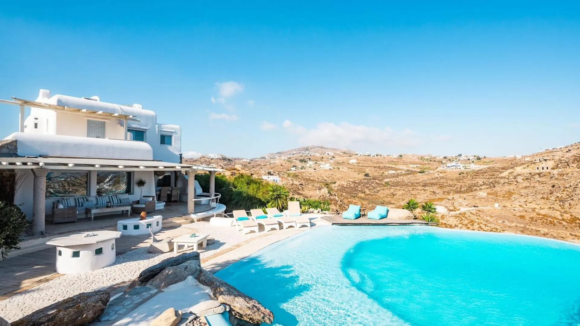 Luxury Villa - Platis Gialos - Pool Парадайз-Бич Греция