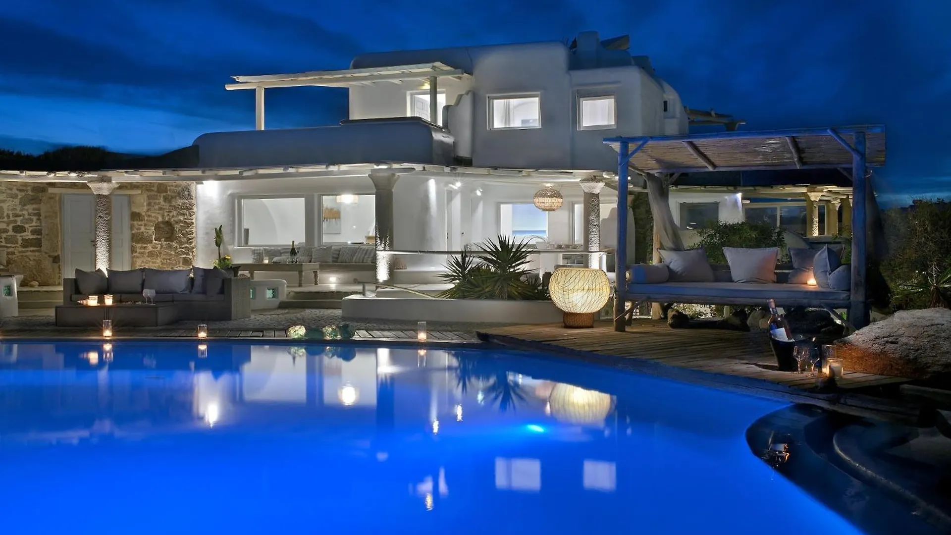 Luxury Villa - Platis Gialos - Pool Парадайз-Бич Греция