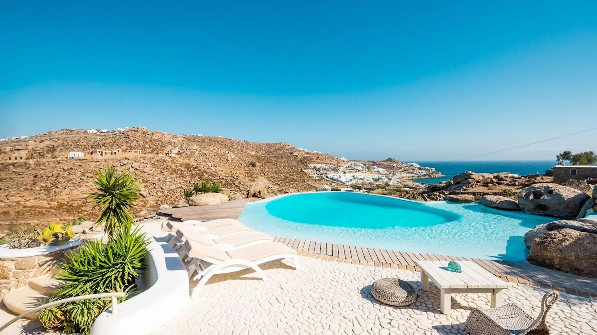 Luxury Villa - Platis Gialos - Pool Парадайз-Бич Греция