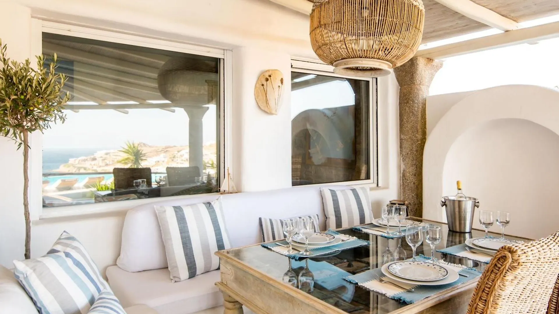 Luxury Villa - Platis Gialos - Pool Парадайз-Бич